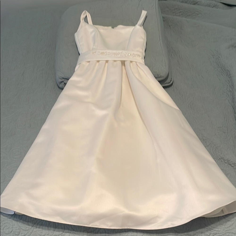 Elegant White Kids Dress